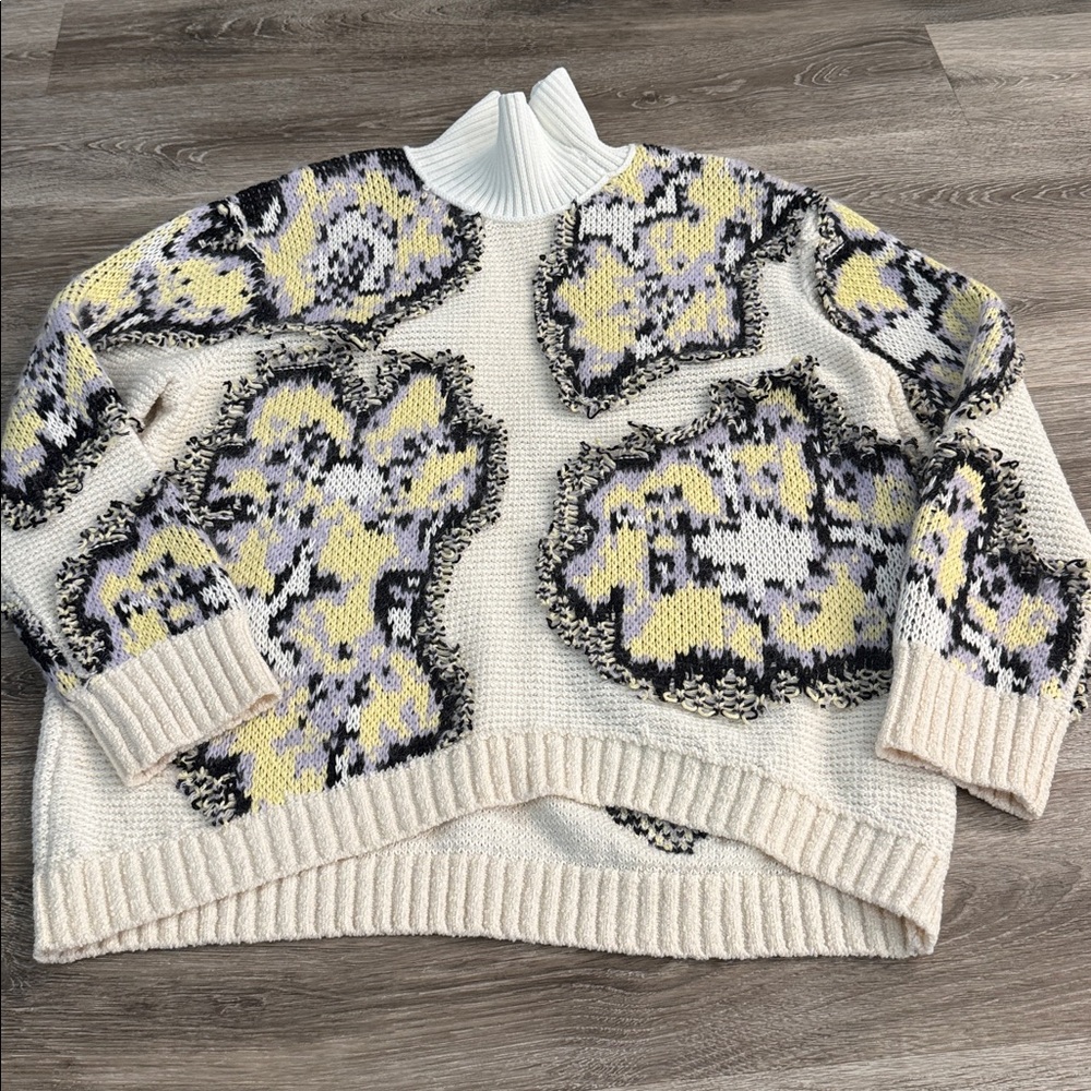 3.1 Phillip Lim Multicolor Wool Abstract knitted jumper
Sweater Sz small S - Picture 5 of 8